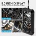 INSKAM ALS5005 5M Borescope 2MP 8 0MM 5 5MM LCD Handheld Digital Inspection Endoscope with 5 0  Inch High  Definition IPS Display 6 LEDs