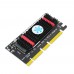 NVMe SSD to PCI  e Adapter PCIE X4 X8 X16 Hard Drive Expansion Card for M 2 NGFF M KEY SSD Hard Disk with LED Light