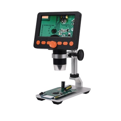 T25 Portable 1000X Wifi Digital Industrial Microscope 1080P Camera 4 3  Inch LCD Screen with 8LED Light