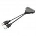 USB 3 0 to SATA 3G USB Easy Drive Cable  Cable Length  15cm