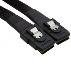 SAS36P SFF  8087 to SAS36P Cable Motherboard Server Hard Disk Data Cable  Color  Black 0 7m