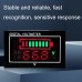 Car Waterproof DC Digital Voltmeter Battery Percentage Display  Black