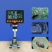 T25 Portable 1000X Wifi Digital Industrial Microscope 1080P Camera 4 3  Inch LCD Screen with 8LED Light