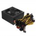 1600W Miner Graphics Card Power Supply For Mining 180 240V 80Plus Platinum Certified ATX PSU