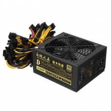 1800W Miner Graphics Card Power Supply For Mining 180 240V 80Plus Platinum Certified ATX PSU