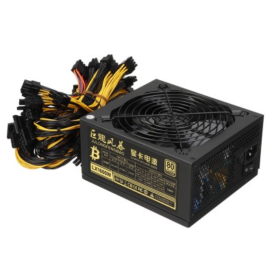 1600W Miner Graphics Card Power Supply For Mining 180 240V 80Plus Platinum Certified ATX PSU