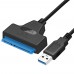 USB 3 0 to SATA III Hard Drive Converter Cable 22Pin SATA SSD HDD Adapter for 2 5 inch Hard Drive