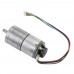 Machifit GM25  310 12V 30RPM Encoder Gear Motor DC Gear Motor with Cable